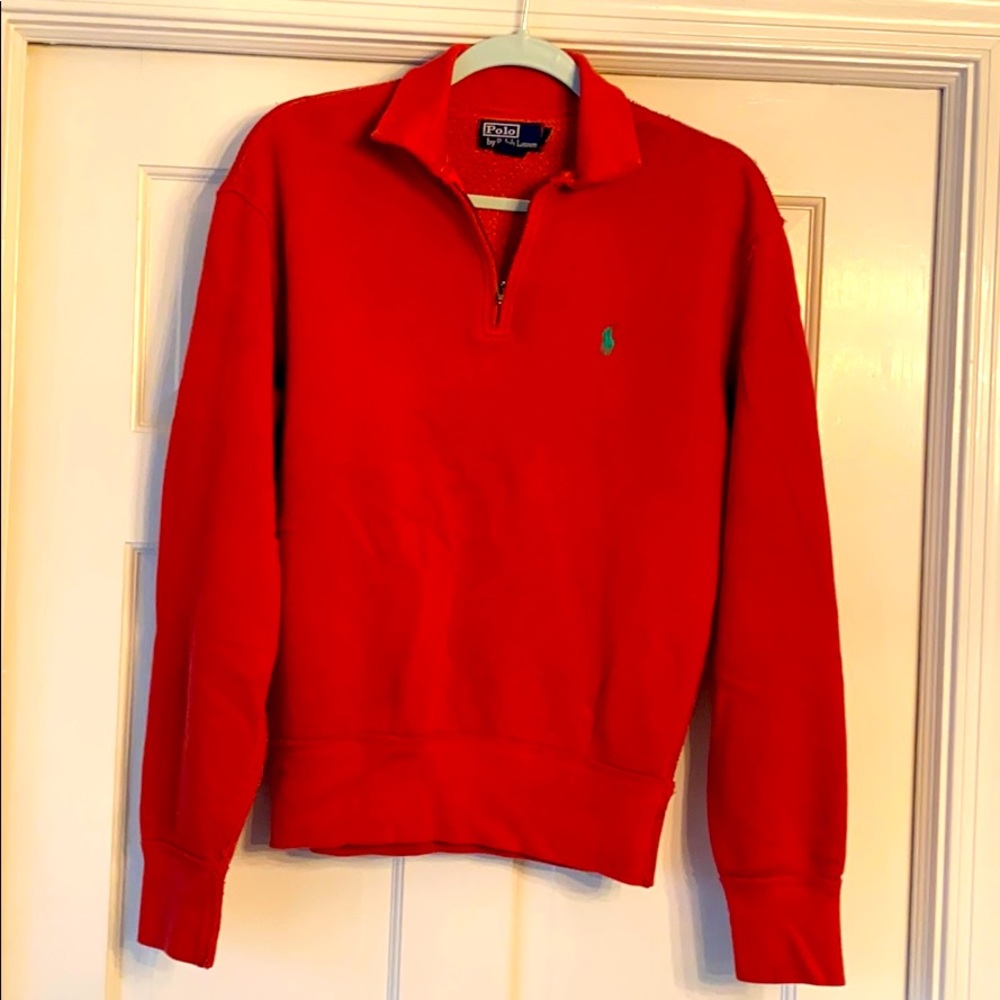 Faded Red Polo pullover